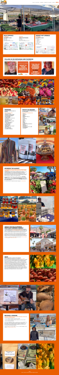Certified Farmers market of Palm Springs